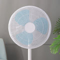 Child Safety Electric Fan Dust Cover Mesh Guard Finger Protector Kids Qme White
