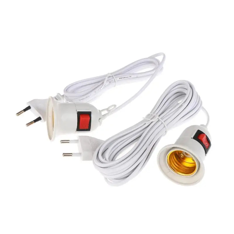 E27 One-piece Greenery Light Equipment 3 5M Power Cord EU Plug Qme
