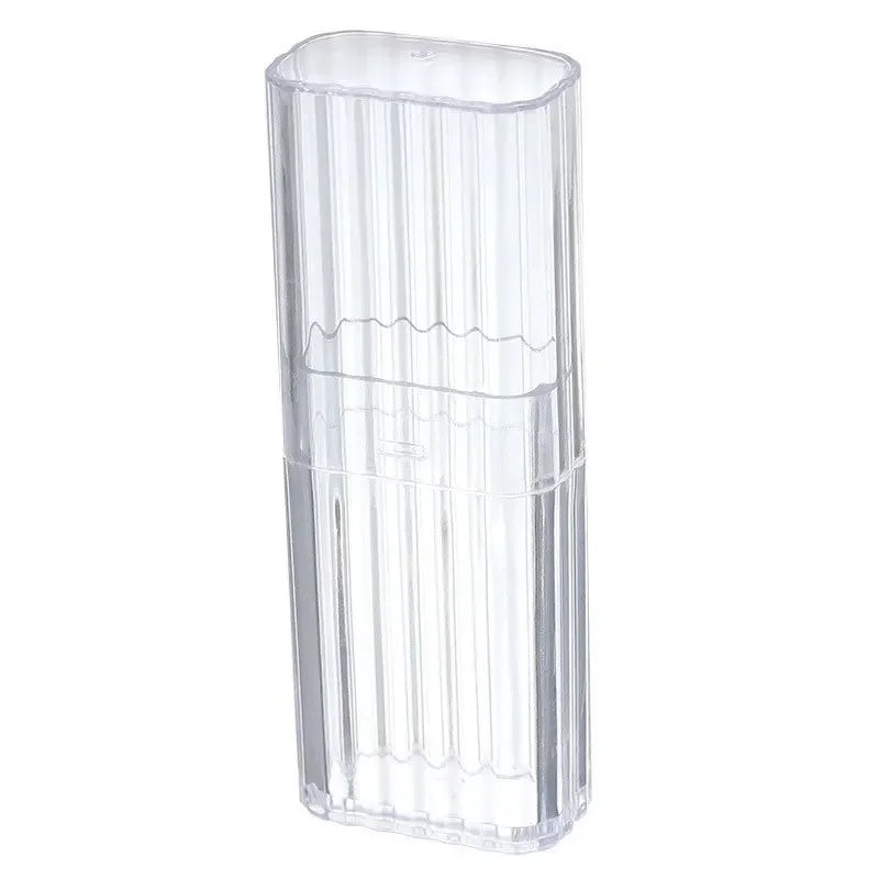 1pc Portable Transparent Storage Box Travel Travel Toothpick Simple Small Objects Wound Stickers Sorting Box 4.09in*1.33in Qme