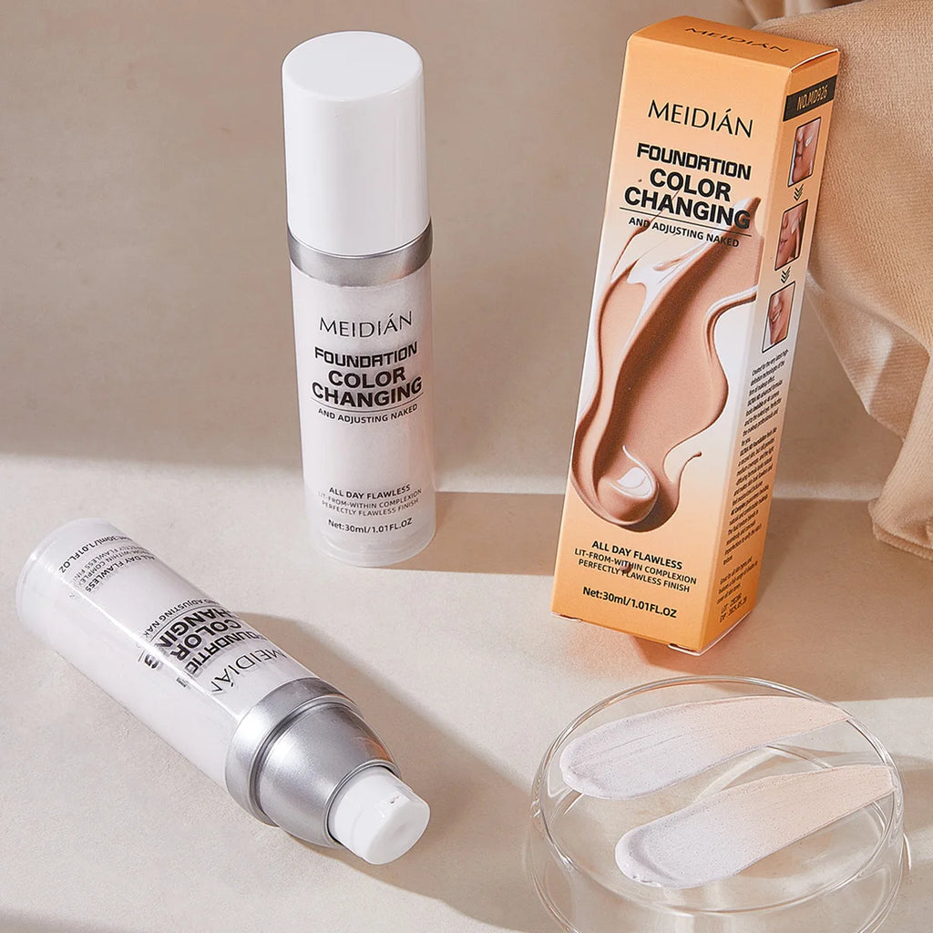 Liquid Foundation Moisturizing Fitting Fine Texture Long-lasting Qme