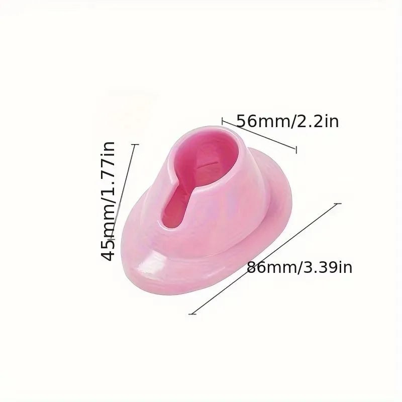 Nail Polish Bottle Holder, Nail Polish Stand, Soft Rubber Nail Polish Bottle Holder, Polishing Stand, Cannot Be Opened, No Tip Qme