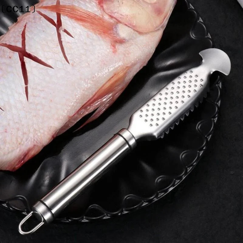 Scaler Stainless Steel Double Row Teeth Kitchen Gadgets Scale Removal Qme