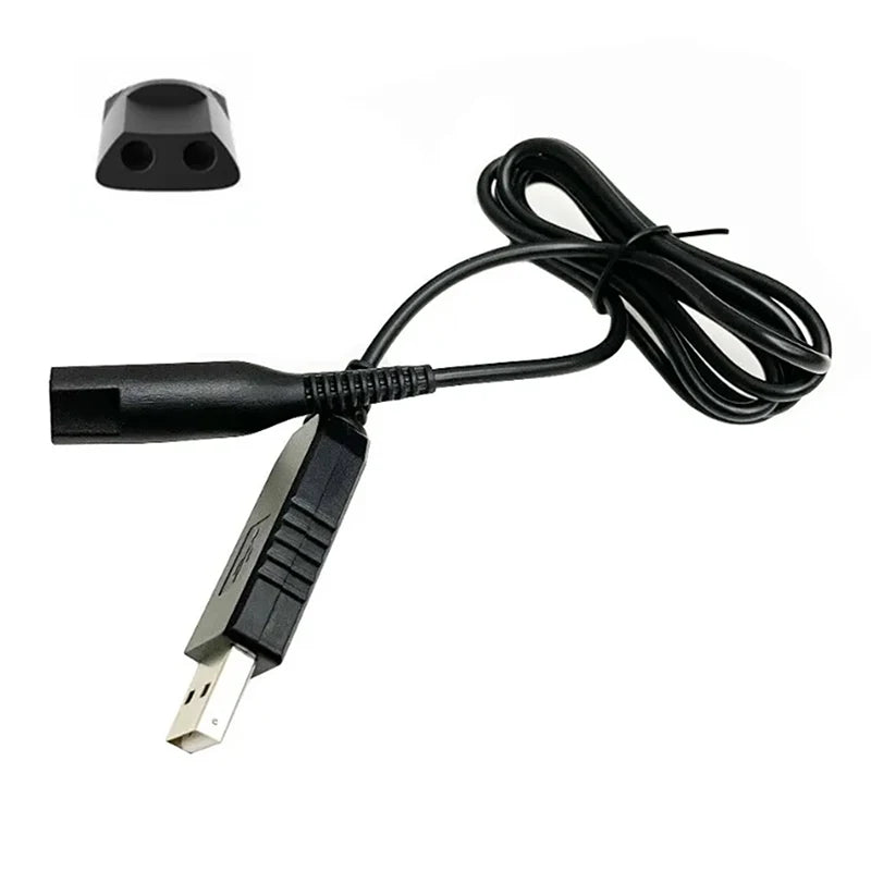 Braun Shaver Series S3 S5 S6 S7 S8 S9 12V USB Charging Cable Qme