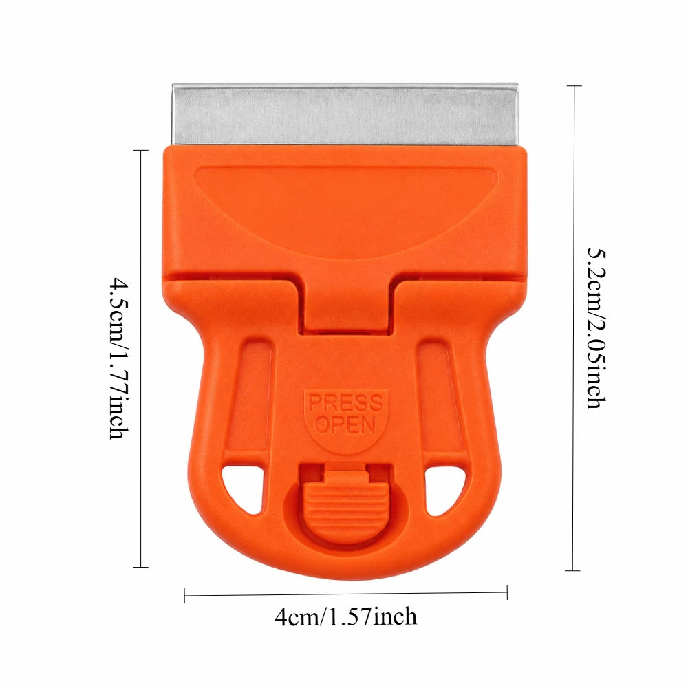 1/3/5Pcs Portable Mini Scraper Tool Erase Stickers Paint Marks Old Glue for Auto Window Glass Adhesive Film Removal Qme