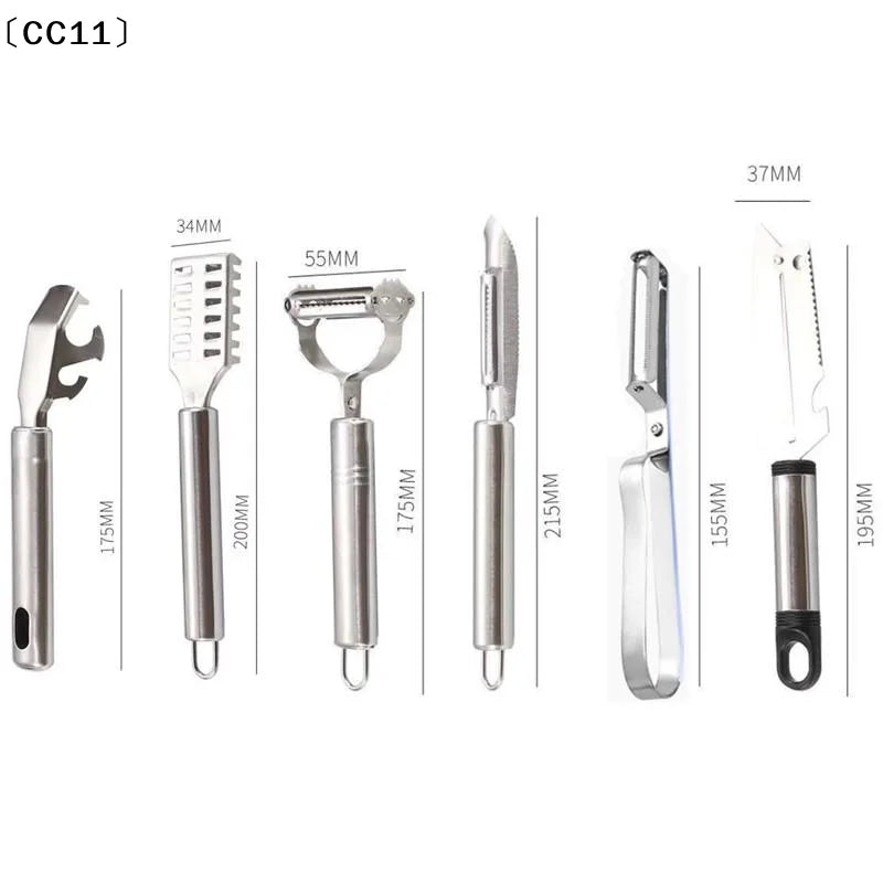 Stainless Steel Fruit Peeler Fish Scale Scraper Vegetable Carrot Qme