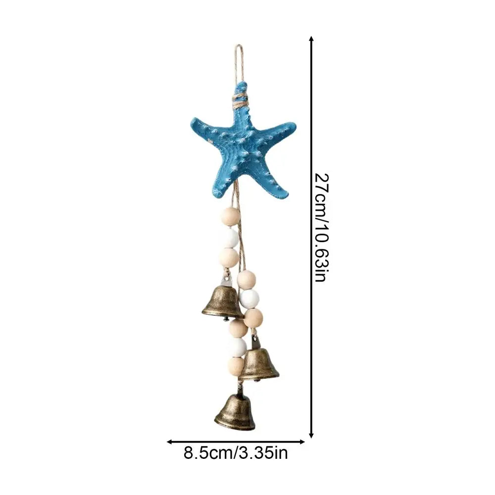 Starfish Wind Chimes Outside Decorative Sea Decor Windchime Hanger Qme as shown China Mainland