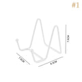 Iron Art Magazine Display Stand Dish Rack Picture Frame Photo Book Pedestal Holder Storage Ornaments Tabletop Art Qme 1