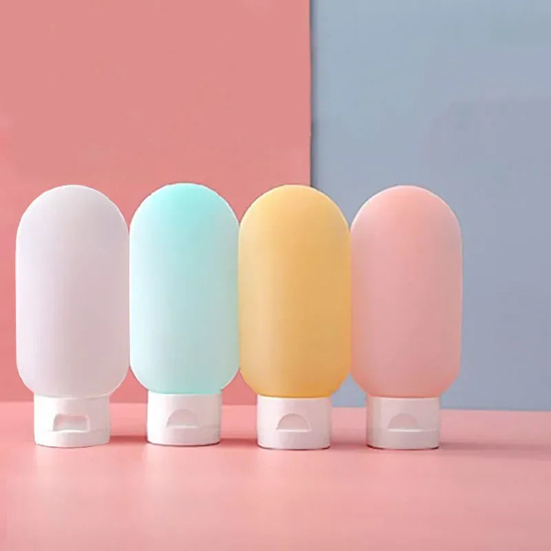Refillable Bottle Soft Lotion Container Squeeze Tube Empty Portable Qme Light Colorful 60ml