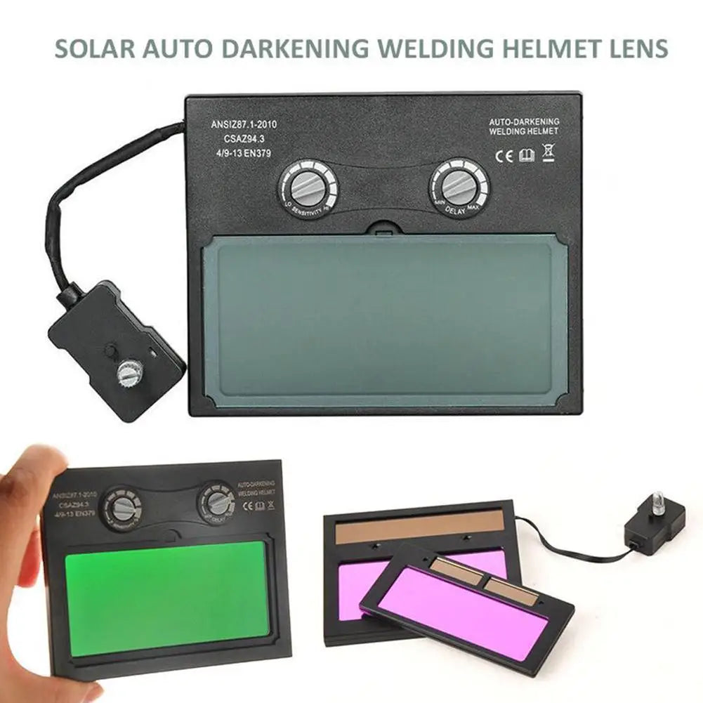 Automatic dimming mask Welding/welding Helmet Welder Welding Lens Eyes For Welding Machine Welding Tools Eyes ProtectorCar Solar Qme