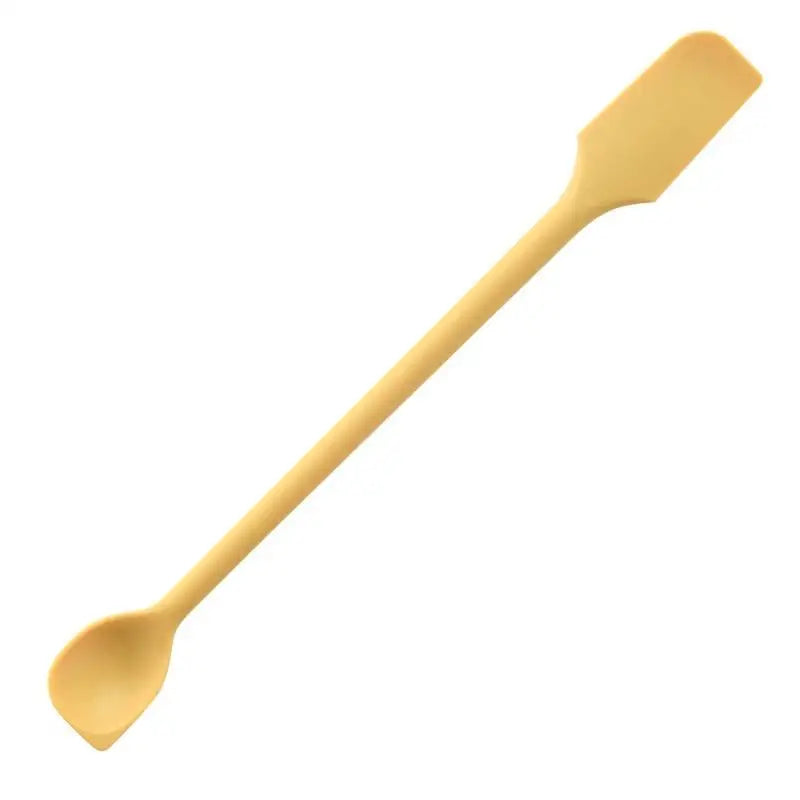 Silicone Small Spoon Jam Heat Resistant Easy Clean Non-stick Rice Qme Yellow