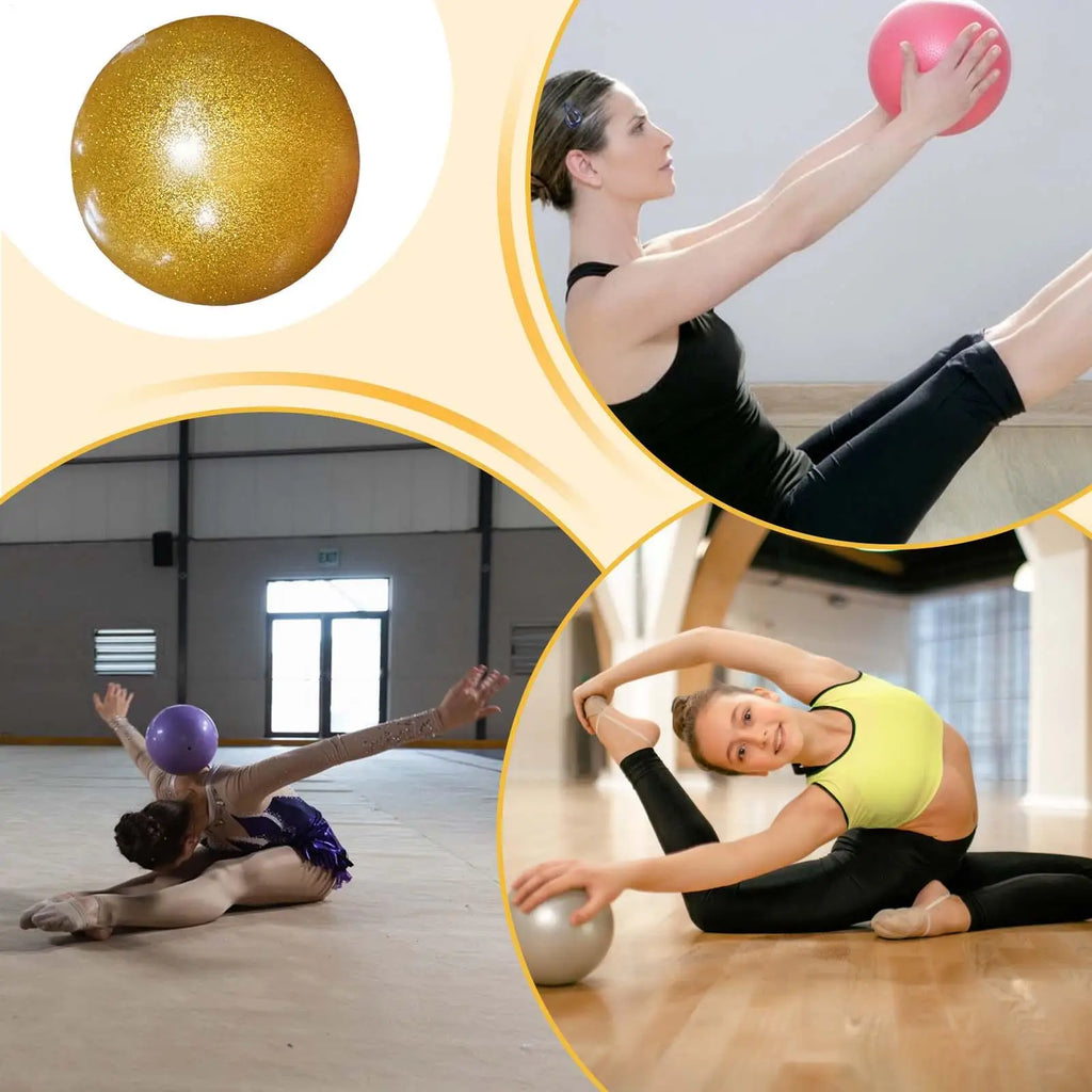 Exercise Ball for Balance Stability Gym Fitness Ball High Elastic Anti-Burst Workout Fitness Gear for Dance Practice Performance Qme