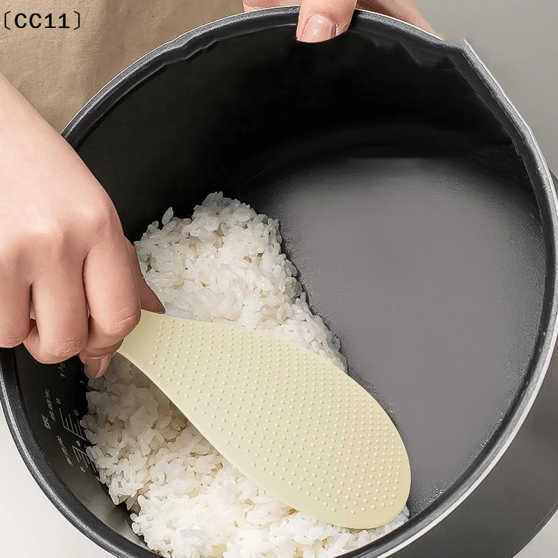Creative Eggshell Standing Rice Spoon Household Scoop Non-stick Qme