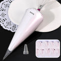 100g Two Color Whipped Cream Glue Diy Phone Case Materials Fake Cream Clay Glue with Nozzle Jewelry Making Qme style 5