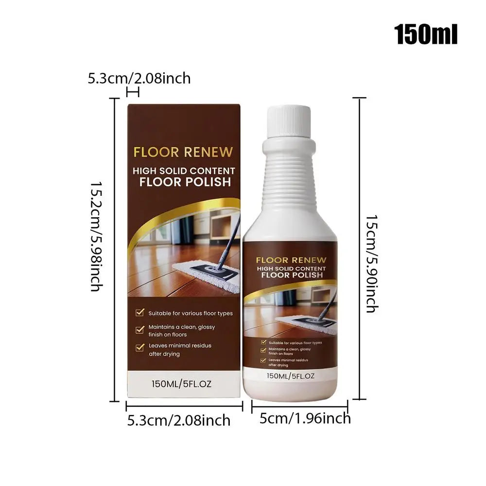 Laminate Floor Restorer 150ml Household Cleaner Floor Shine Renewal Restorer for Protective Layer Scratch Removal Repair Home Qme 150ml