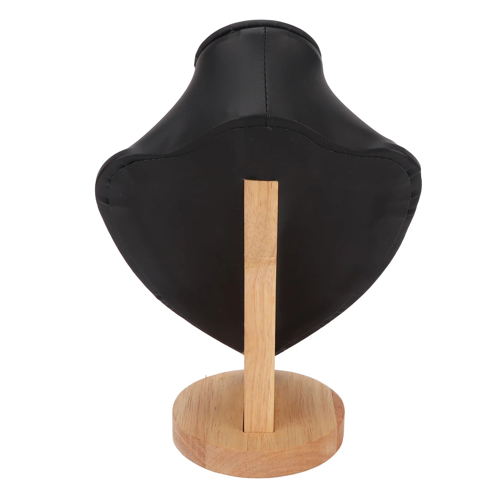 Necklace Display Holder Multipurpose Elegant Wood Jewelry Bust Stand for Home Jewelry Store Trade Show Qme