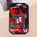1Pair Bike Brake Pads V-brake Rubber Road Holder Shoes Blocks Rim Qme Red