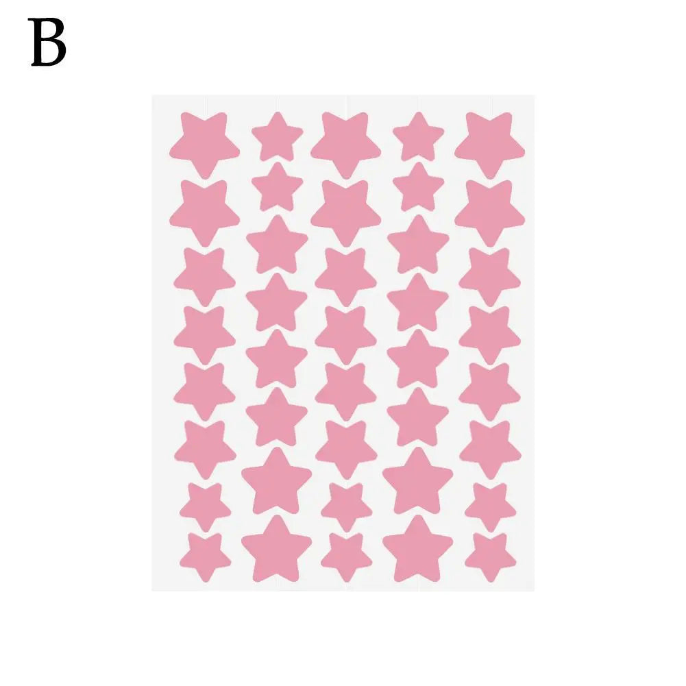 40 Counts Star Pimple Patches Face Invisible Concealer Waterproof Qme pink