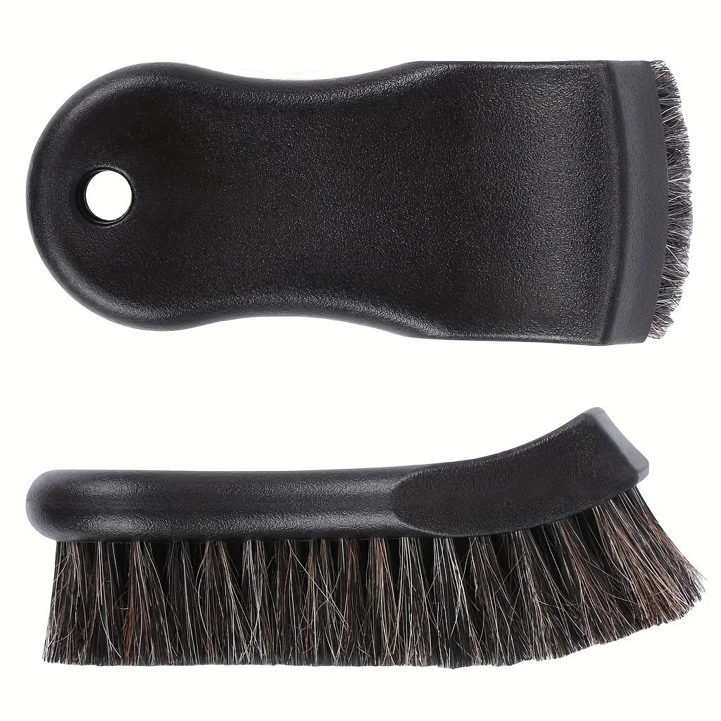 1 PC high-quality cleaning brush, a detail cleaning tool for car interiors Qme Black