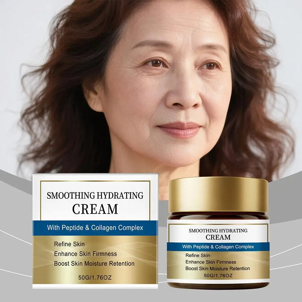 Peptide Collagen Moisturizing Hydrating Nourishes Cream Firming Moisturizer Improves Skin Texture Beauty Care Facial Skin Care Qme