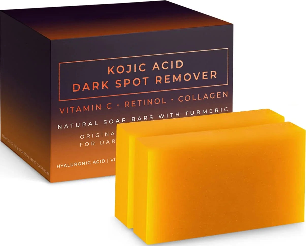 Kojic Acid Dark Spot Remover Whitening Soap Handmade Skin Care Deep Cleaning Moisturizing Cleansing Essential Soap Brighten Skin Qme 02