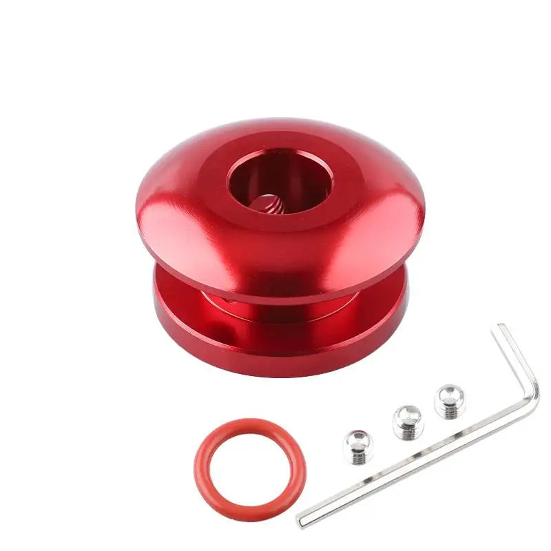 Universal Aluminum Alloy Shift Knob Stopper Shifting Head Limiter Qme Red