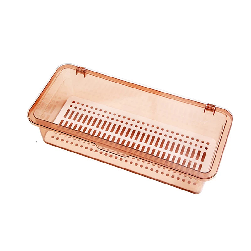 Household Chopstick Holder With Lid Dustproof And Draining Chopstick Cage Kitchen Tableware Storage Box Qme A