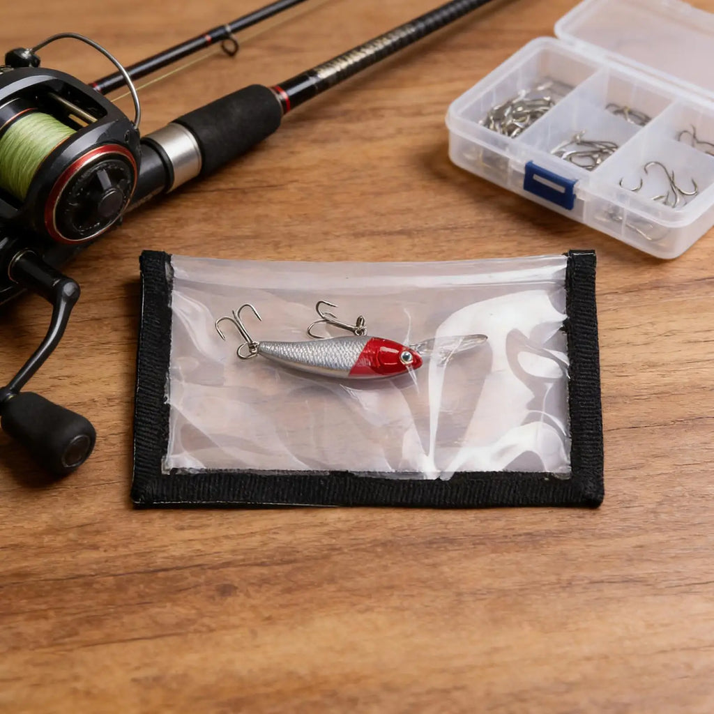 1PCFishing Lure Covers For Rod Clear Protective Bait Cover Lure Wraps For Fishing Rod For Men Angler Hook Bait Storage Saltwater Qme