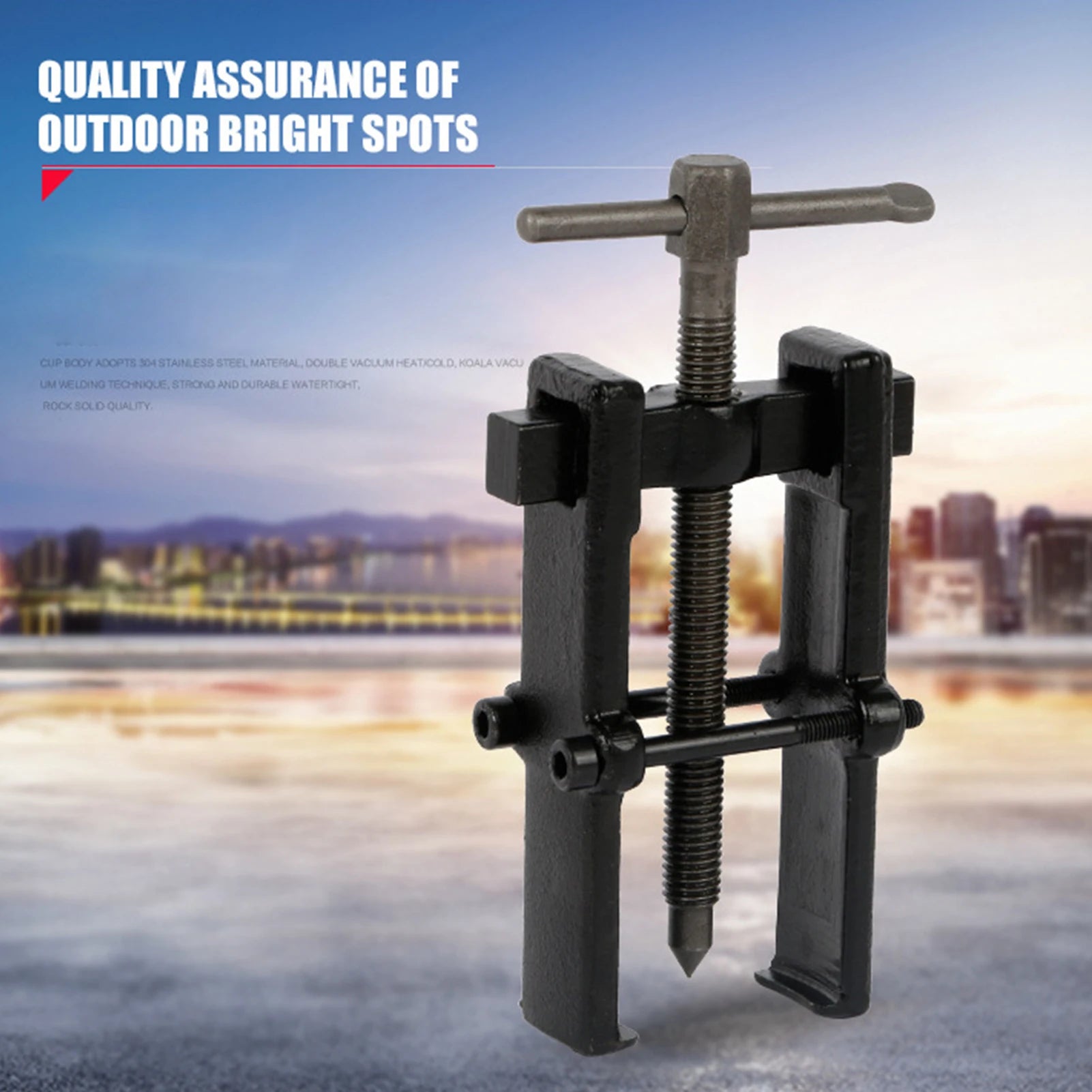 2 Bearing Puller High Carbon Steel Heat Treated Efficient Rustproof Antislip Removal Tool 2 Puller Bearing Gear Puller Qme