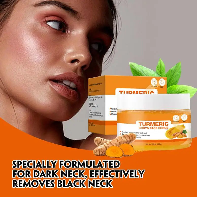 Turmeric Scrub Turmeric Face Whitening Cream Brightening Exfoliating Pore Cleaning Turmeric Face Cream Lightening Exfoliator Qme