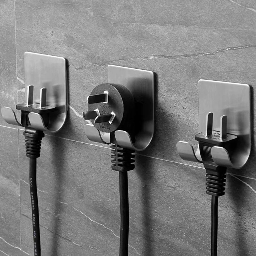 Punch-free Razor Holder, Storage Hook, Space Aluminum Multi-purpose Bathroom Accessories Qme