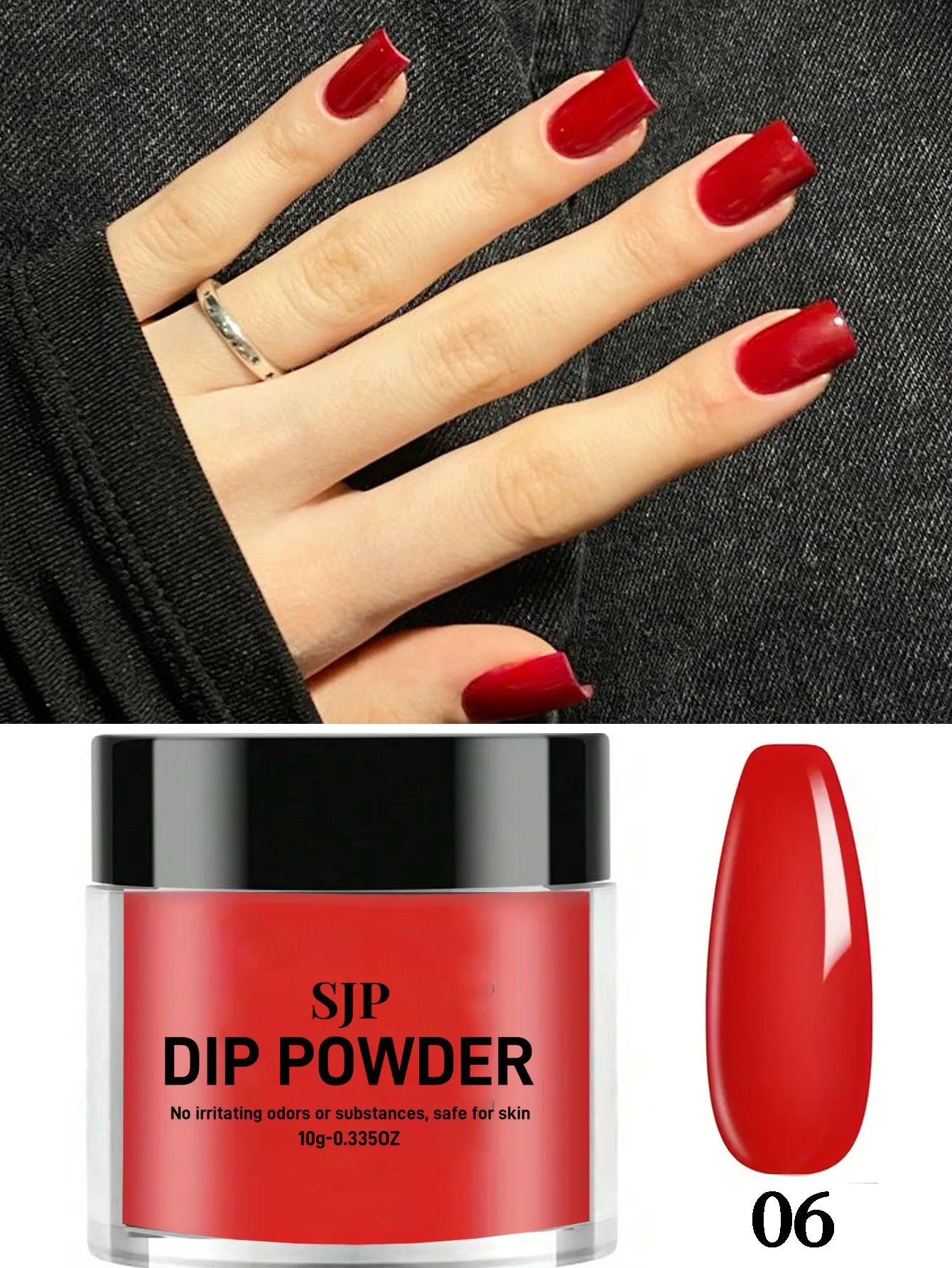Dip Powder Nail French Manicure Suitable Home Salon DIY Long Lasting Qme 6
