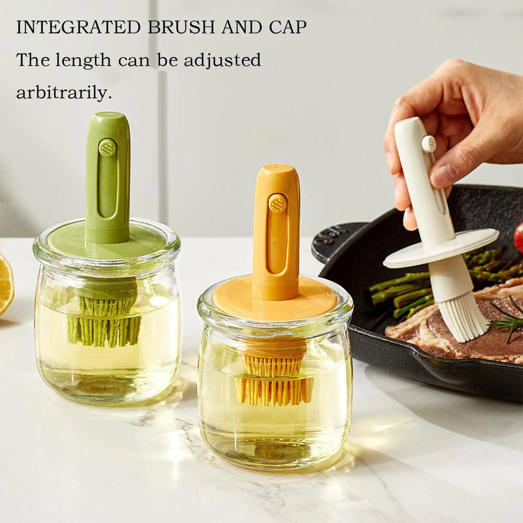 Oil Dispenser Silicone Sauce Bottle Detachable Brush Cooking Tool Qme