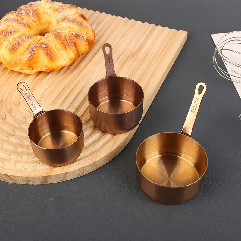 Stainless Steel Heat-resistant Stockpots Long Handle Mini Sauce Pan Qme
