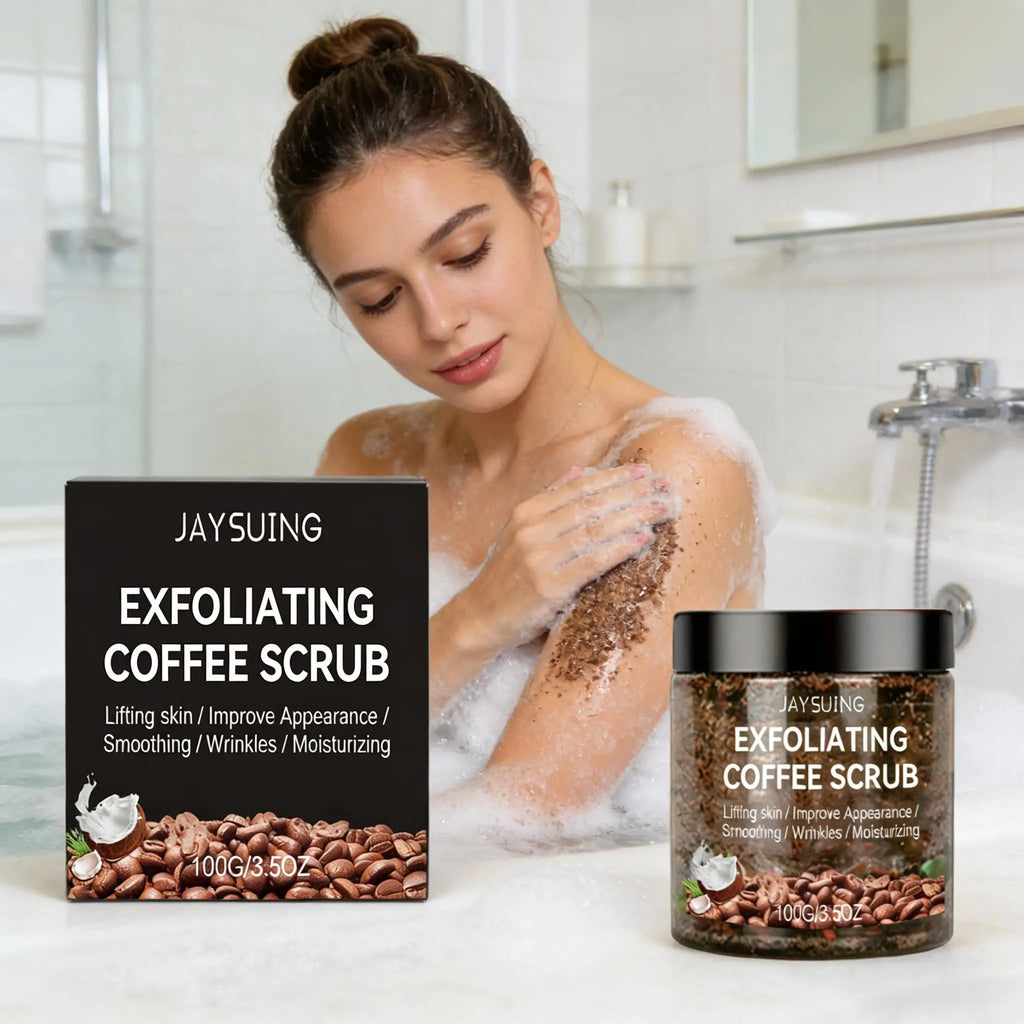 Coffee Exfoliating Scrub Remove Dead Skin Cleaning Smooth Moisturizing Body Brighten Skin Tone Nourish Scrub Suitable Whole Body Qme