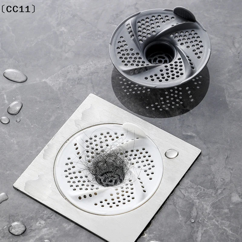 Bathtub Drain Hair Catcher Tub Protector Strainer Shower 3PCSCC11 Qme