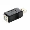 10PCS USB 2.0 A Male & A Female to B Female Printer Print Converter Adapter Connector USB 2.0 Port Retail wholesale Qme