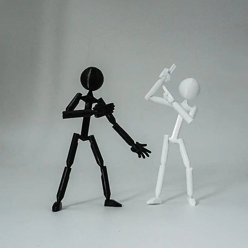 Multi-jointed Multi Joint Stickman Toy Movable 3D Printing Printed Qme