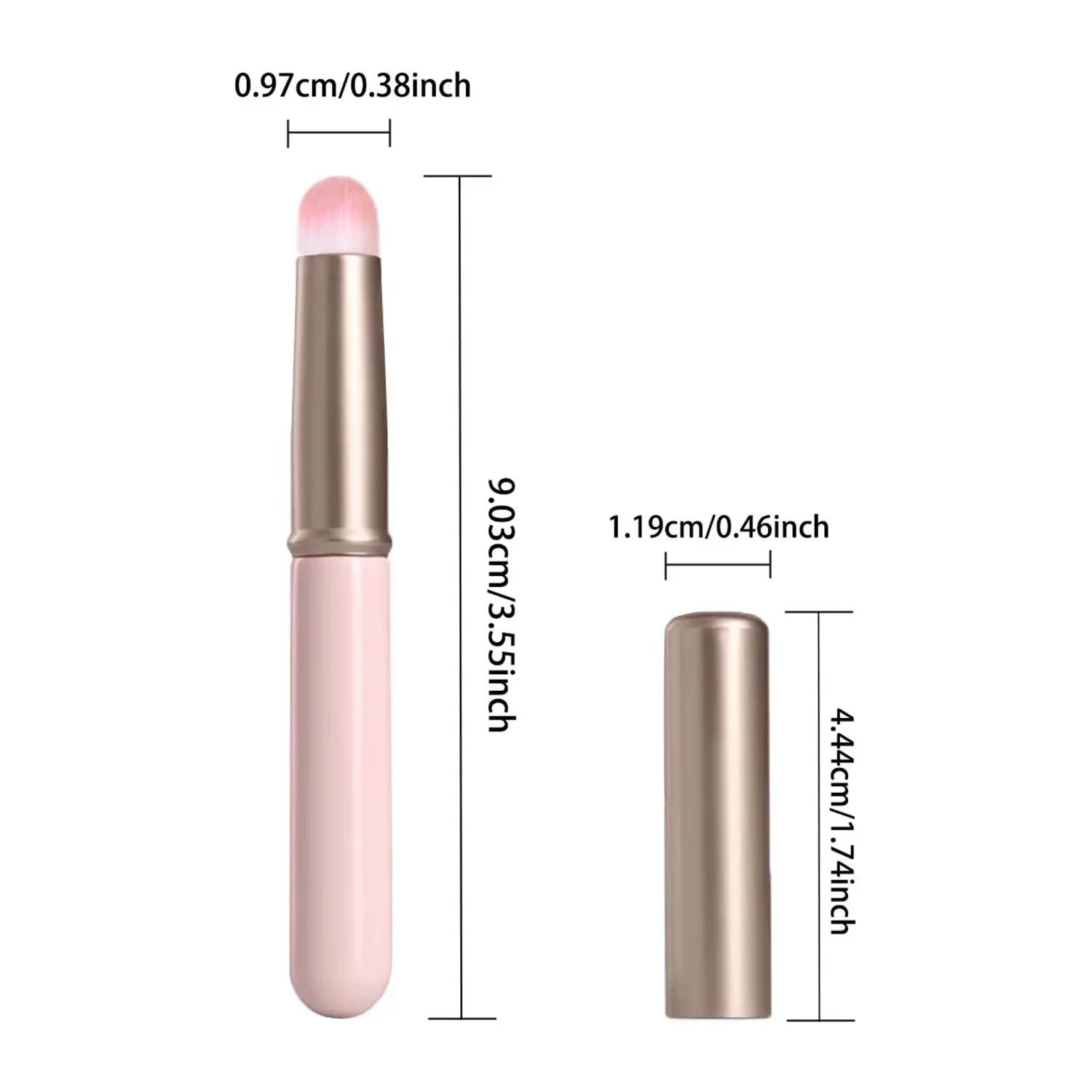 Mini Silicone Lip Brush Concealer Brushe With Cover Lip Mask Applicators Lip Gloss Brush Lipstick Brush Makeup Beauty Tool Qme