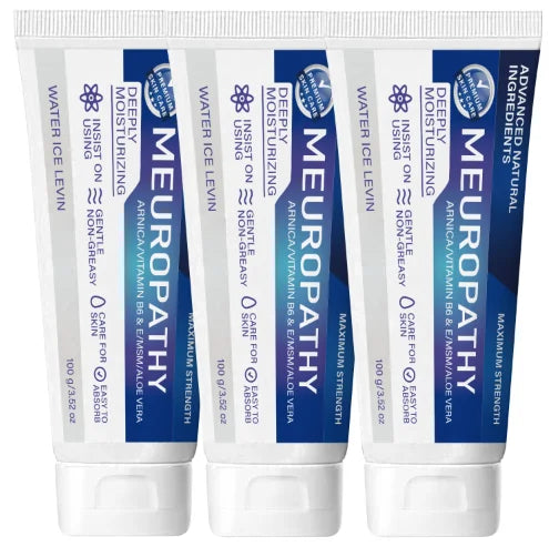 Neuropathy Care Cream, Moisturizing & Firming with Hyaluronic Acid & Aloe Vera for Soothing Skin Care Qme Beige 100g
