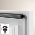 4M TPE Door Seal Strip Card Slot Window Bilateral Insulation Weatherstrip Flexible Windproof Dustproof Cold Proof Strip Tape Qme Black 2pcs