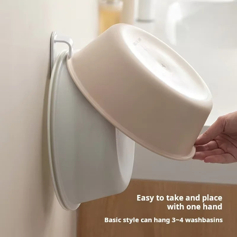 Basin Hooks No Drilling Required Adjustable And Easy To Access Suitable For All Occasions Space Saving Qme