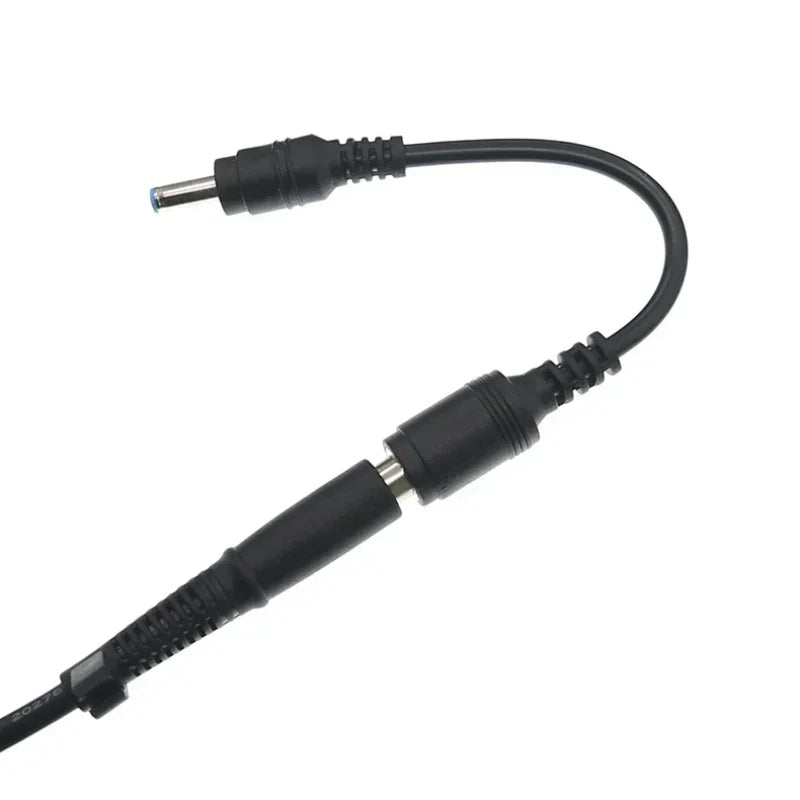 Female 7.4mm X 5.0mm To 4.5mm X3.0mm Male Charger Adapter Power Connector Converter Cable DC Jack for Dell Hp Qme