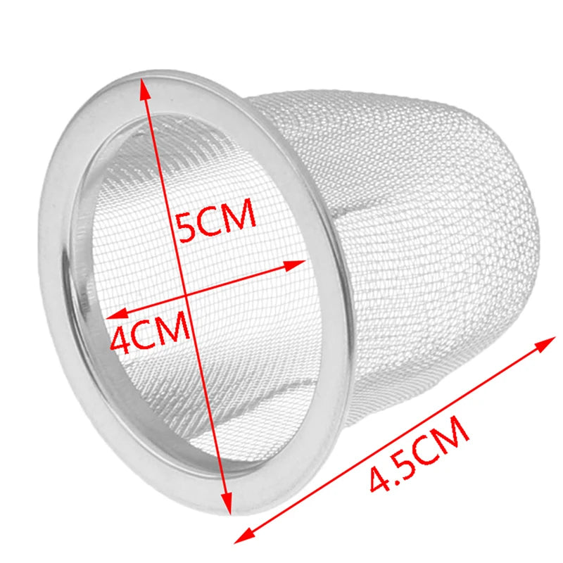 1pcsDiameter 5- Reusable Stainless Steel Mesh Tea Infuser Strainer Qme Outer diameter 5CM