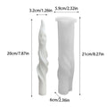 Spiral Candle Mold Silicone Halloween Spiral Ghost Shape DIY Wax Mold For Home Apartment Living Room Bedroom Gathering Party Qme As picture China Mainland