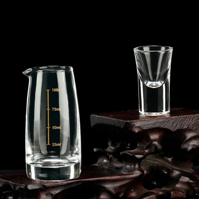 Crystal Glass Wine Splitter Set Short Cup Set Liquor Glass Wine Dispenser Vodka Brandy Chinese Wine Glasses Cup Gift for Man Qme