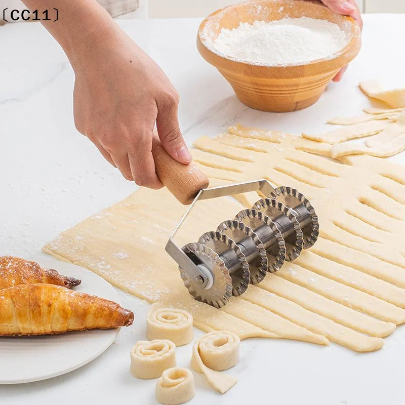 Stainless Steel Manual Spaghett Cutter Pasta Machine Dough Noodles Qme