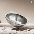 .Raised Cat Bowls Tilted Neck Guard Cat Food Bowl 304 Stainless Steel Shatter-resistant Elevated 15° Pet Supplies For Puppy Cat. Qme 1pc