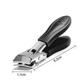 Anti-splash Nail Clippers Diagonal Pliers Large Scissors Toenail Qme Black