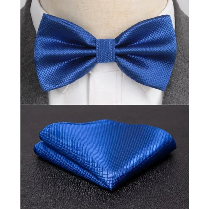 Men Bowtie Cravat Solid Fashion Butterfly Party Wedding Bow Ties