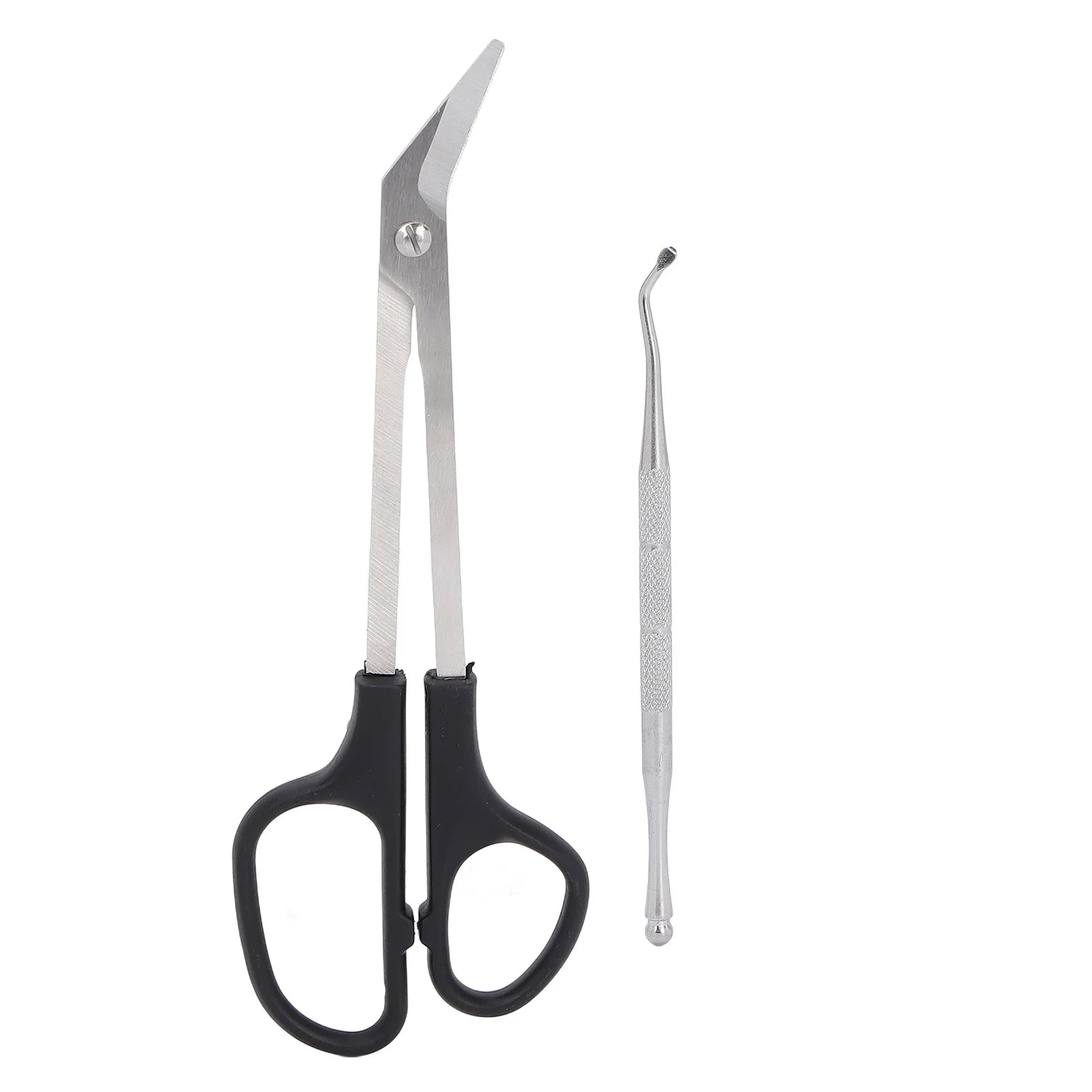 Toenail Clippers Toenail Scissors Long Handled Ergonomic Unique Design Toenail Clippers with Nail Picker for Adults The Elderly Qme as pic